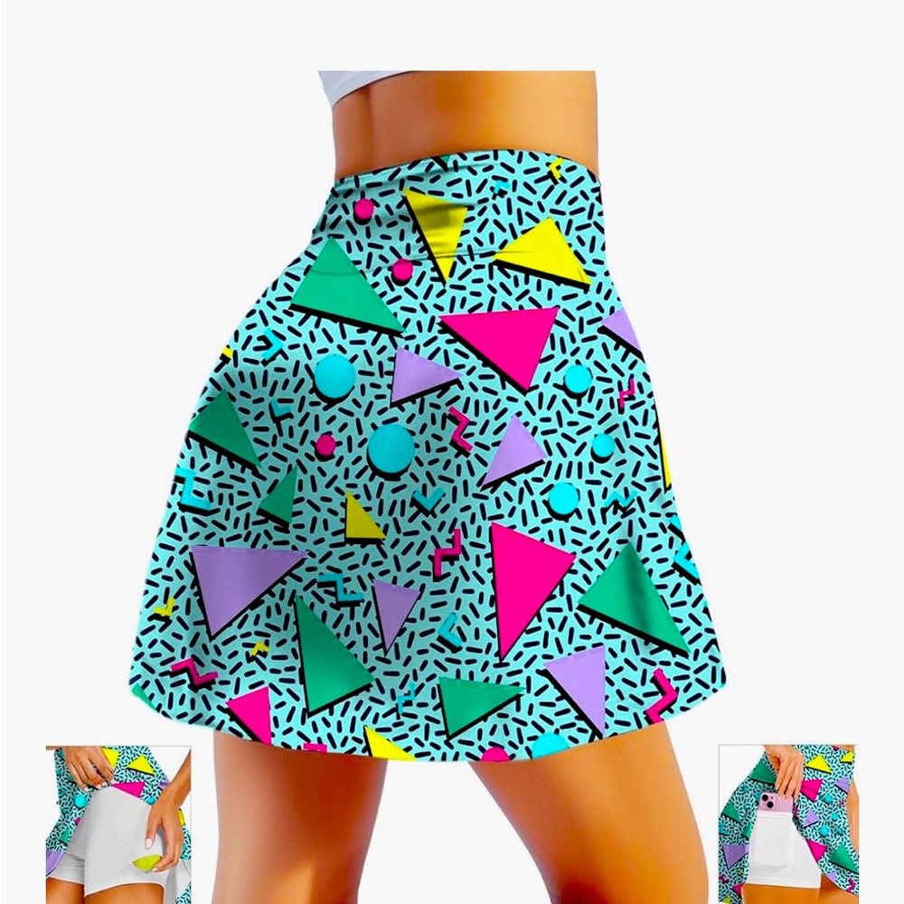 Halloween Costume- 90’s Saved By The Bell Skort Tennis Skirt